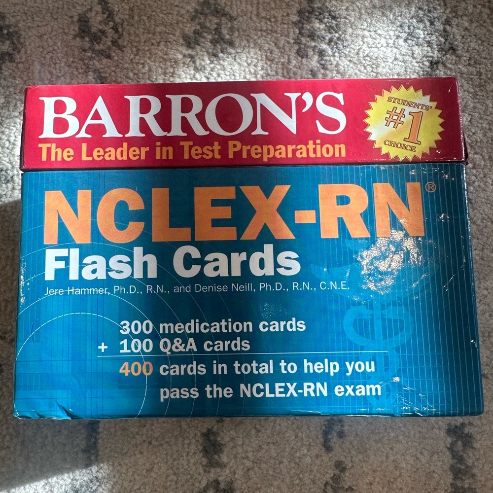 RN NCLEX Study flash cards